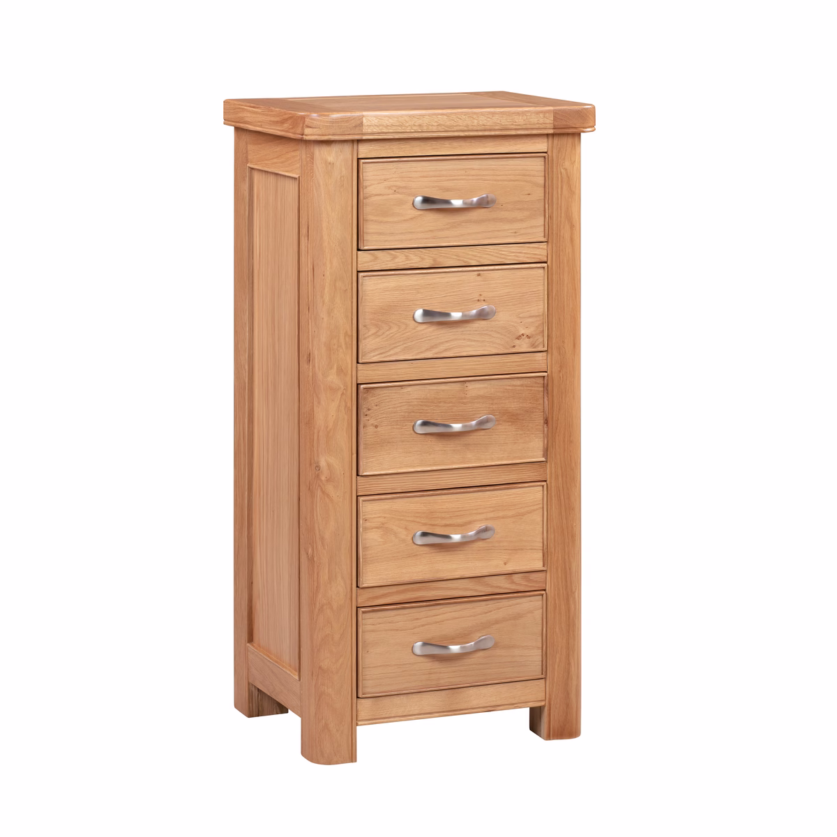 Canterbury Oak Five Drawer Tall Chest