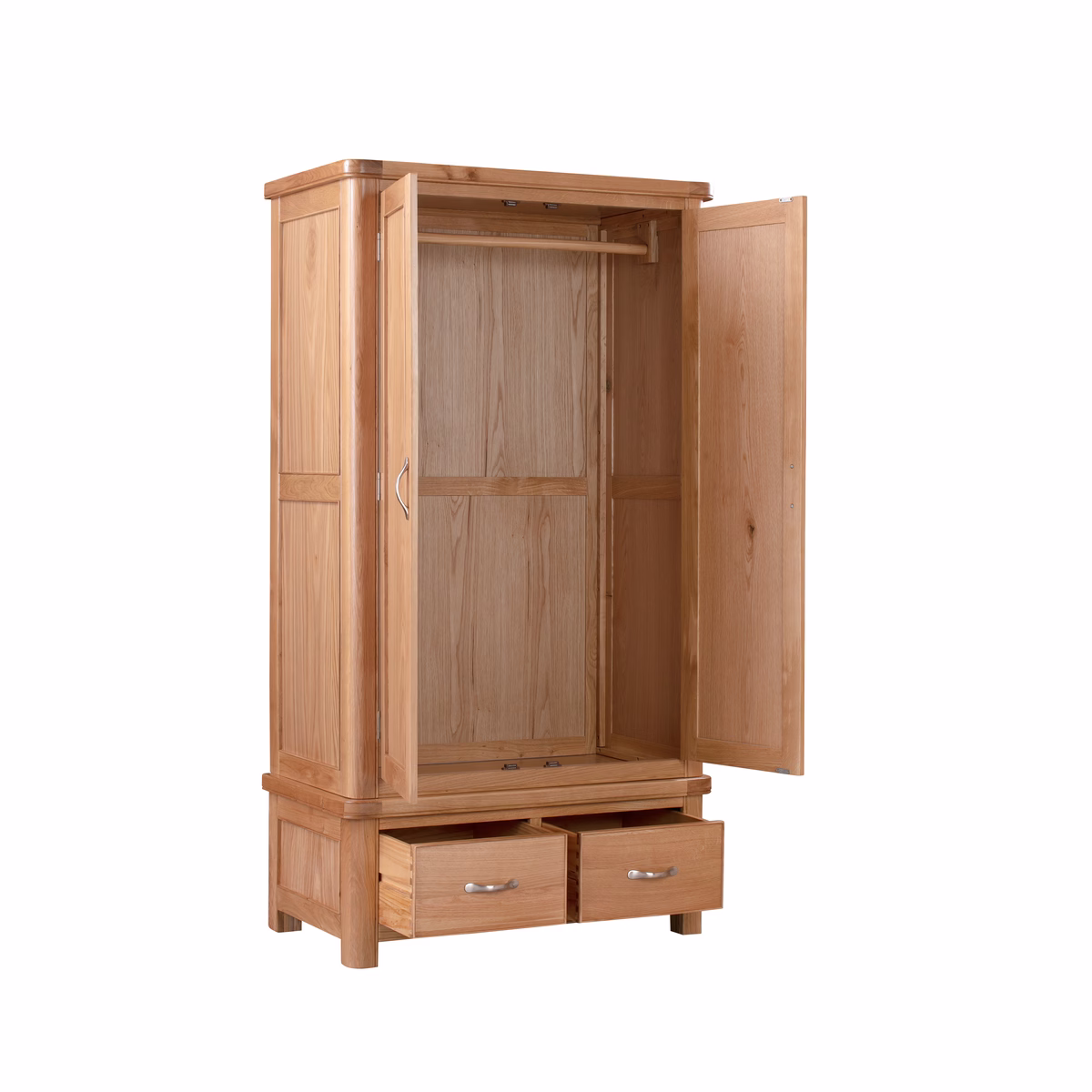 Canterbury Oak Double Wardrobe
