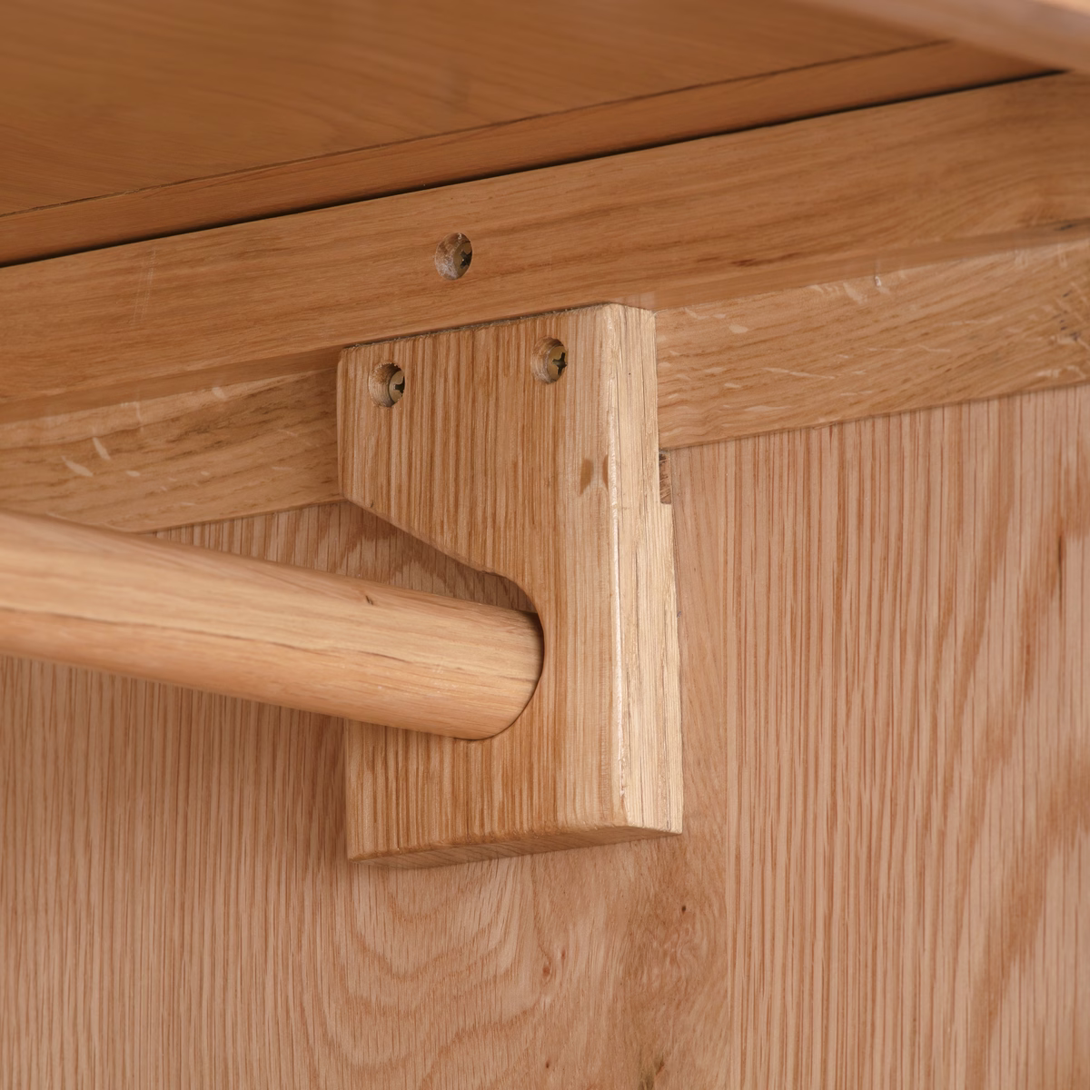 Canterbury Oak Double Wardrobe