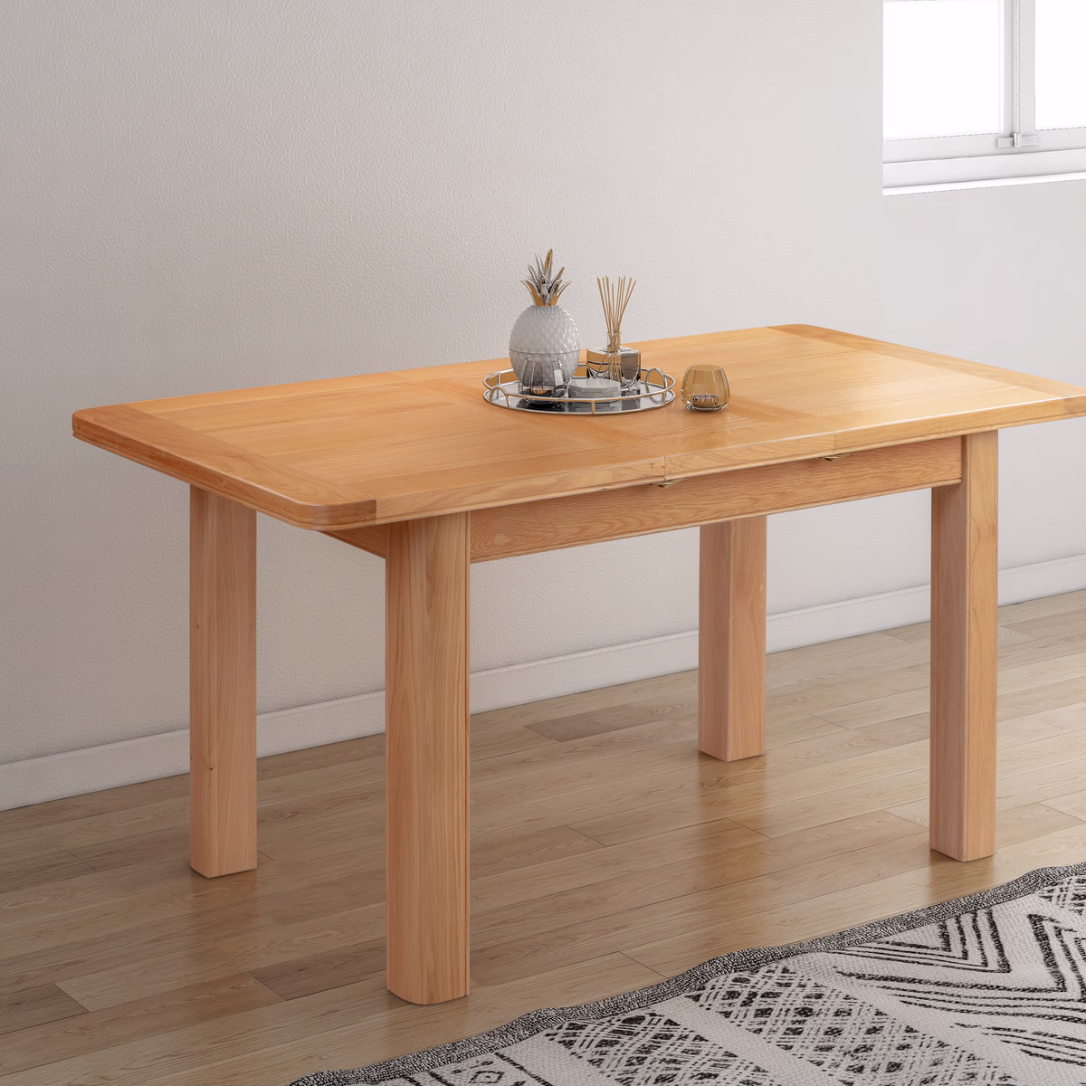 Canterbury Oak Small Extending Dining Table