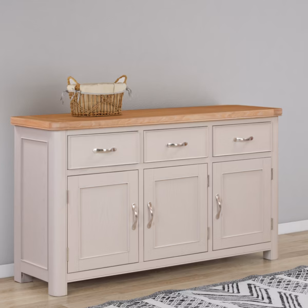 Canterbury Painted Three Door Sideboard
