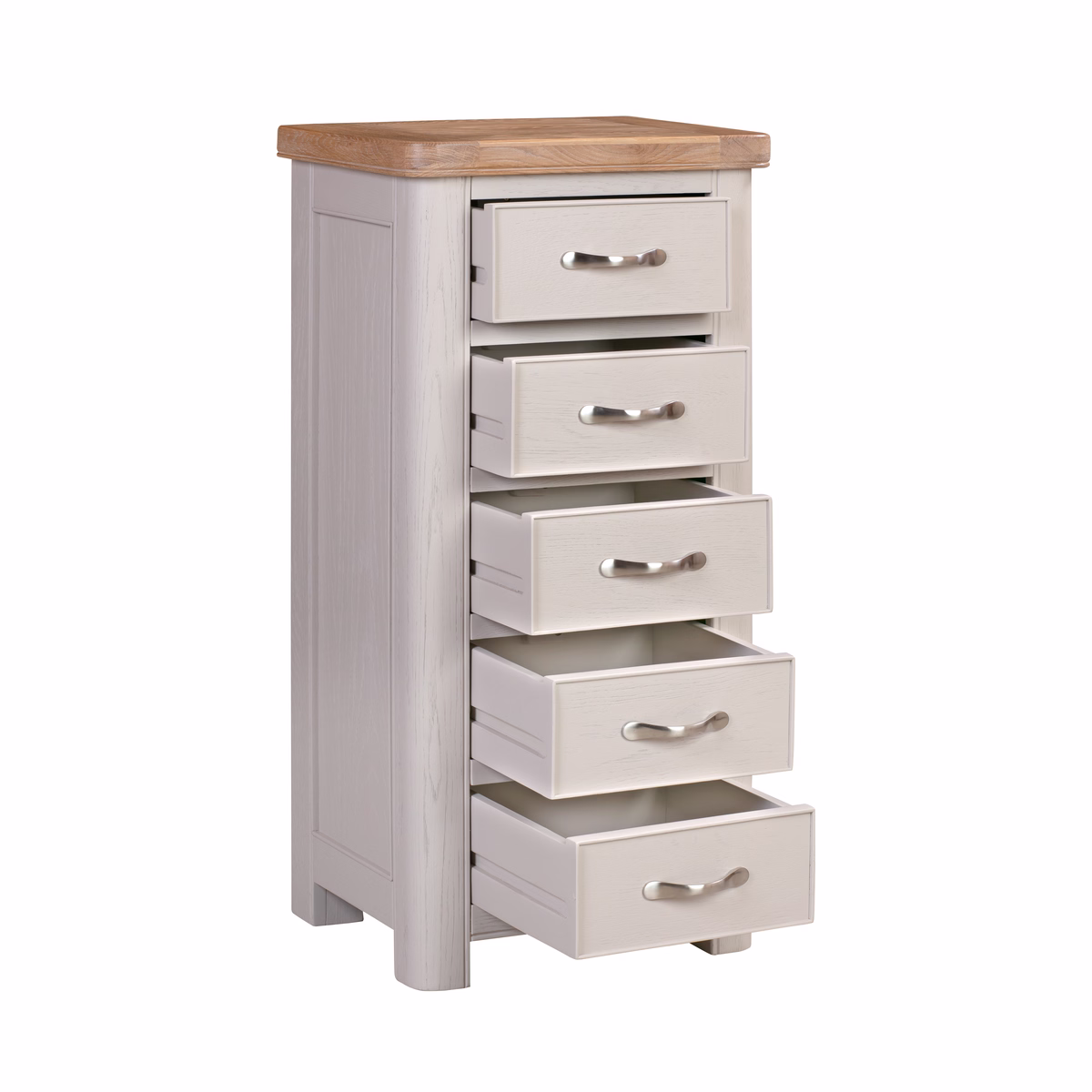 Canterbury Painted Five Drawer Tall Chest