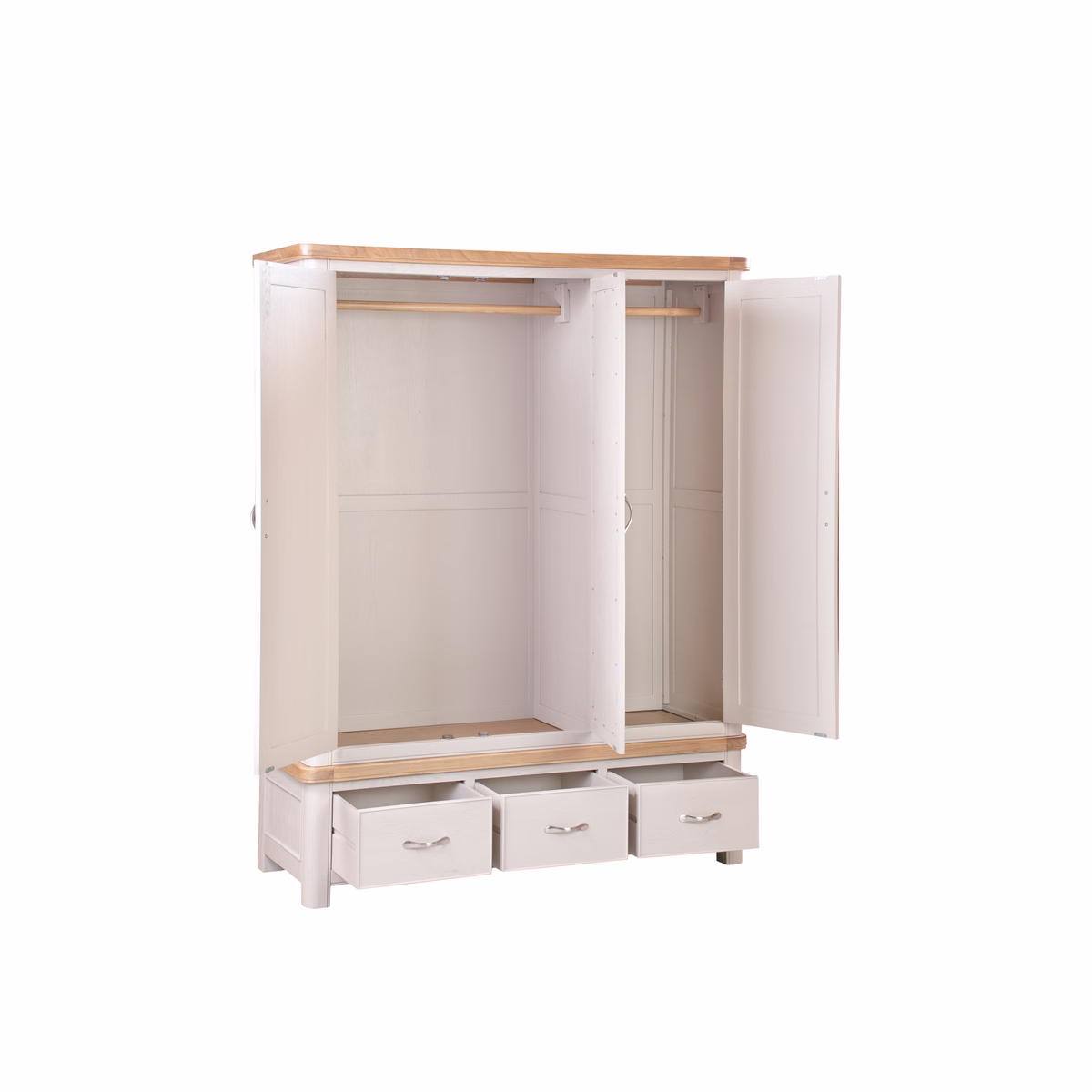 Canterbury Painted Triple Wardrobe