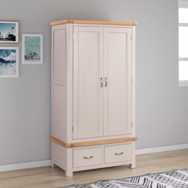 Canterbury Painted Double Wardrobe