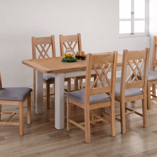 Canterbury Painted Small Extending Dining Table