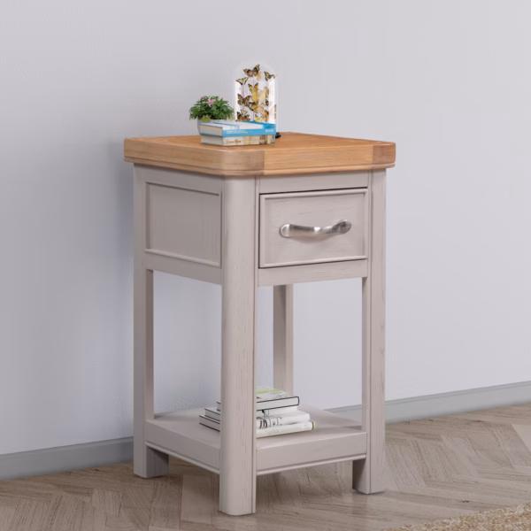 Canterbury Painted Small Bedside Table